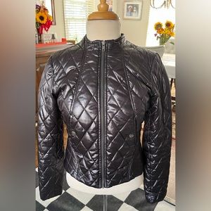 Quilted light weight black jacket